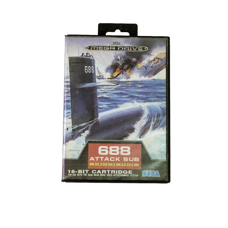 (Pre-Owned) 688 Attack Sub Game - Sega Mega - ريترو